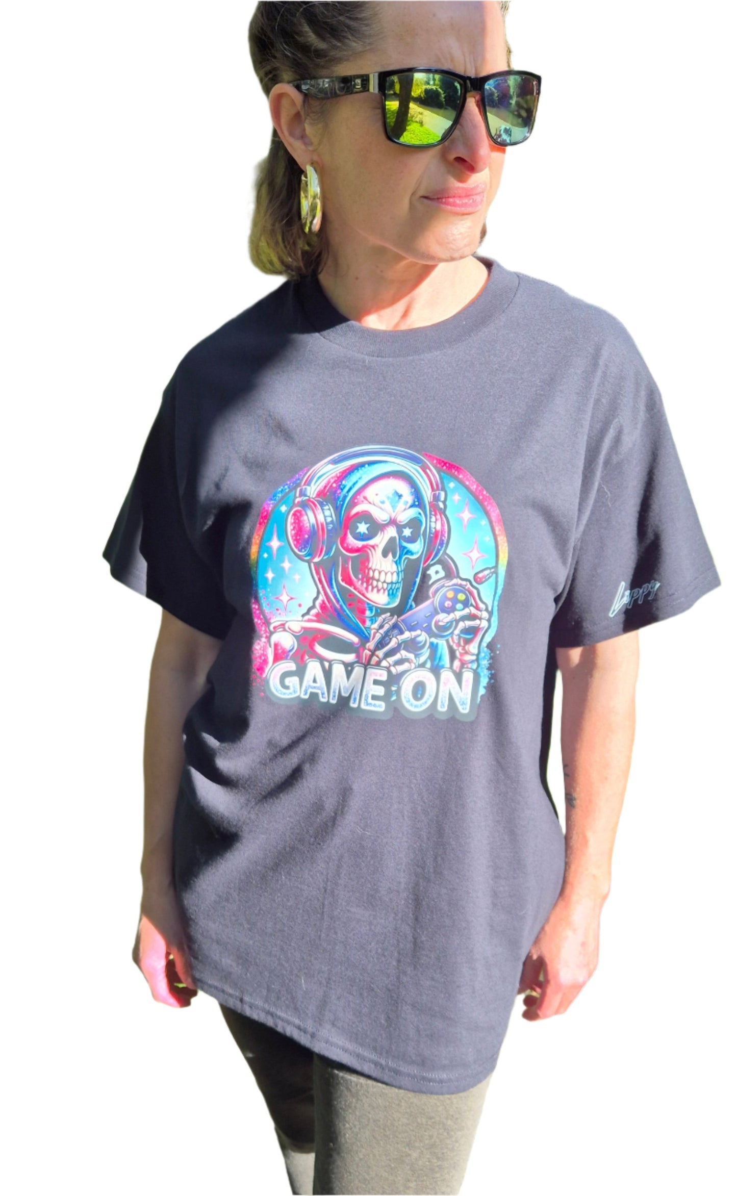 'Game On Skull' Adults T-Shirt